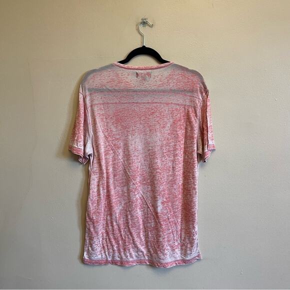 Trash Nouveau M short sleeve t-shirt sheer pink white gradient faded pastel - Picture 5 of 7